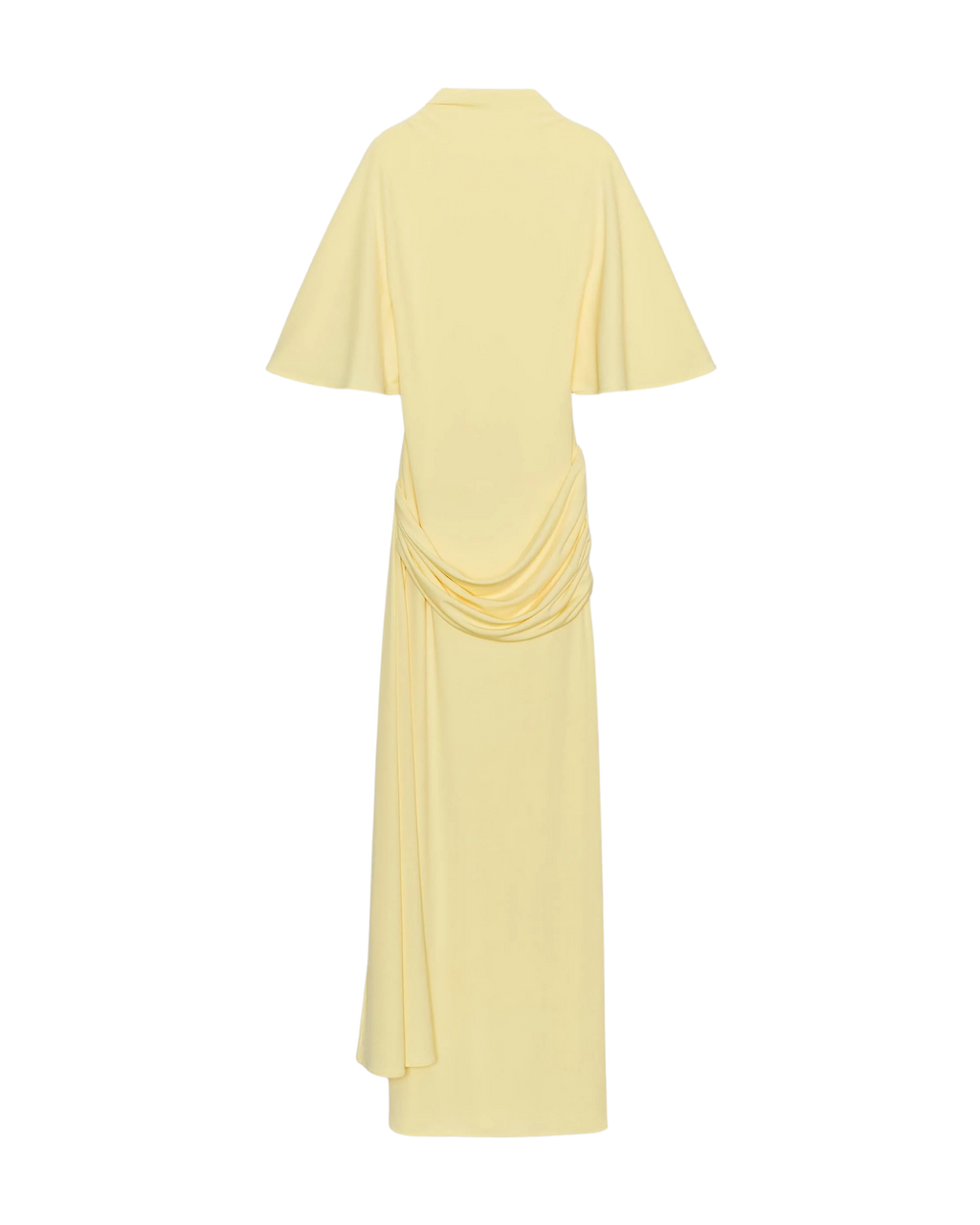 L'Éclat Solaire – Robe de Soirée Dos Nu & Drapé Cascade Ella&No