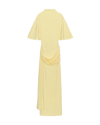 L'Éclat Solaire – Robe de Soirée Dos Nu & Drapé Cascade Ella&No