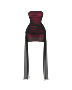 Cataleya – Robe Bustier Drapée Tulle & Voiles Longs Ella&No