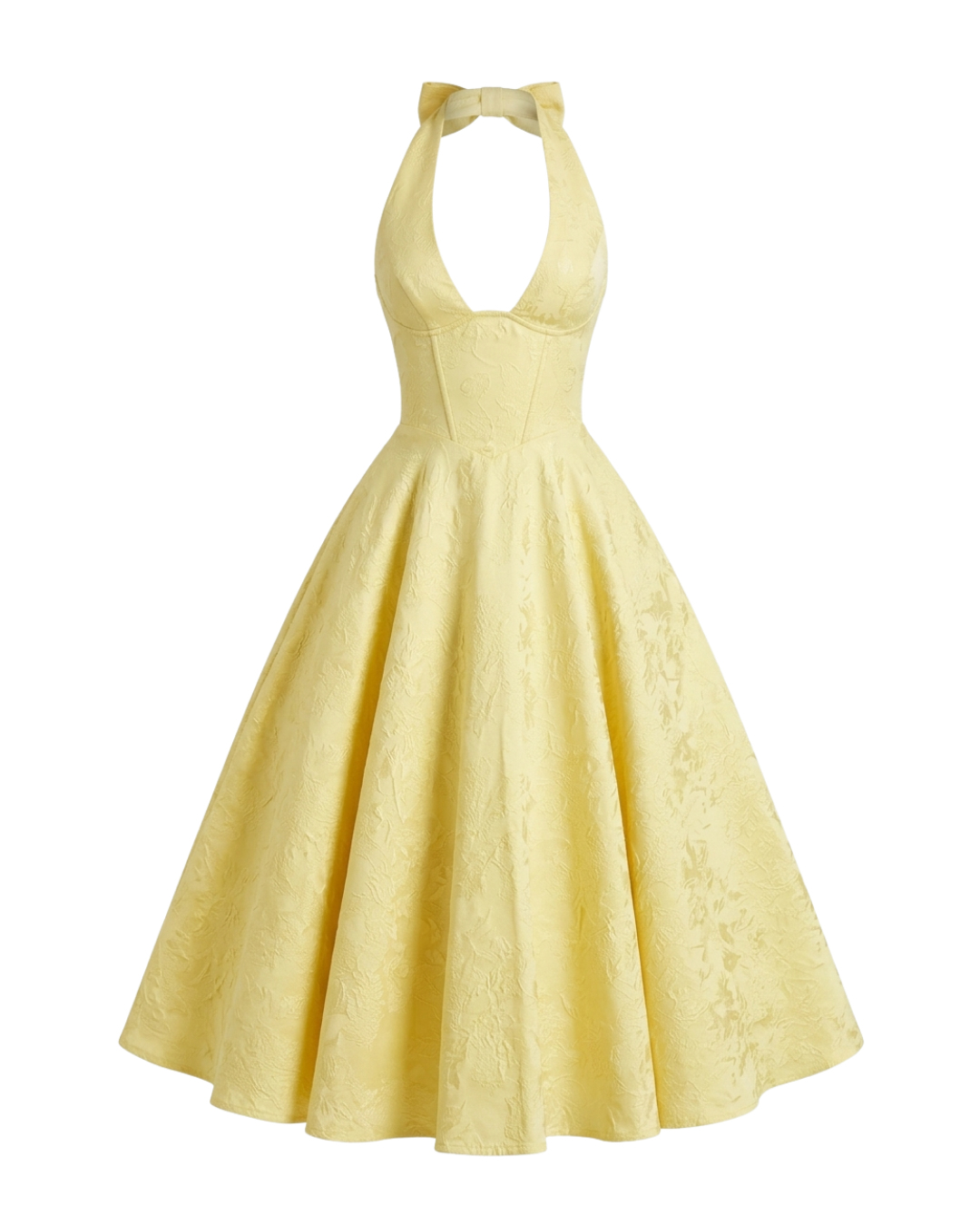 Nova - Robe midi à décolleté licou Ella&No