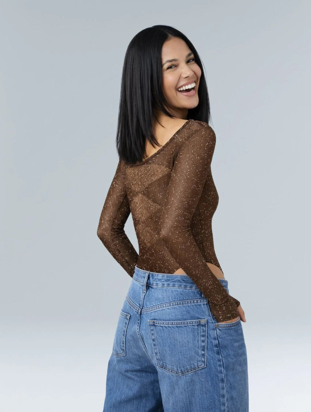 body en maille Stardust