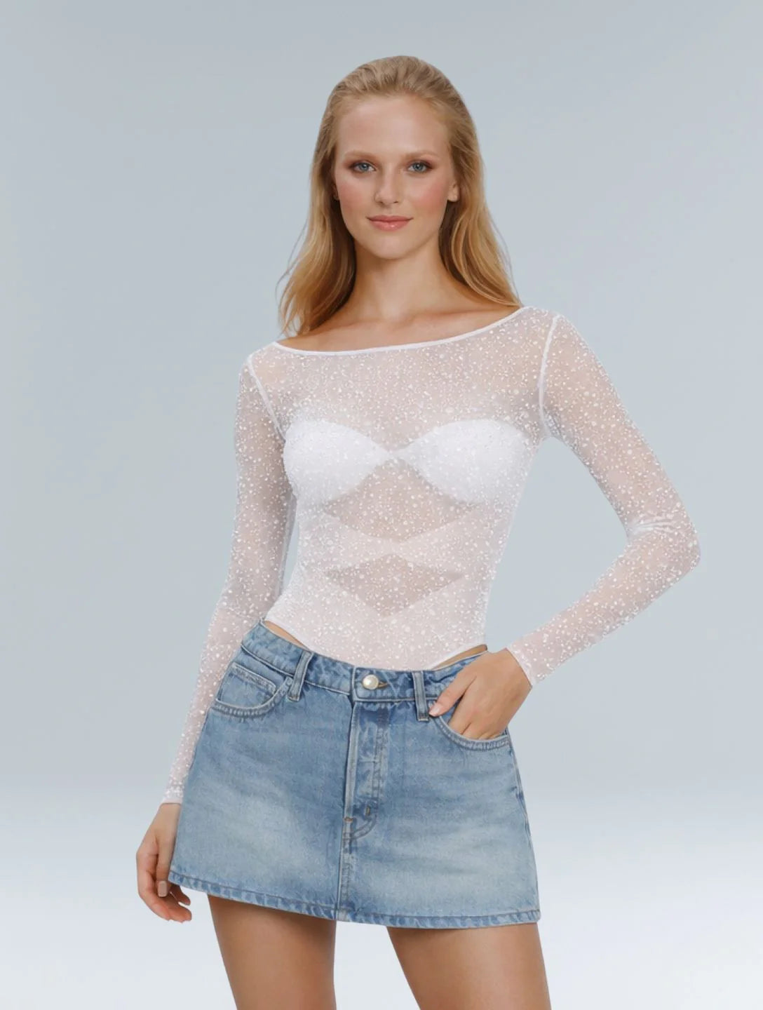 body en maille Stardust