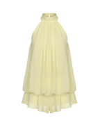 Soleia – Robe Fluide à Volants et Col Américain Ella&No