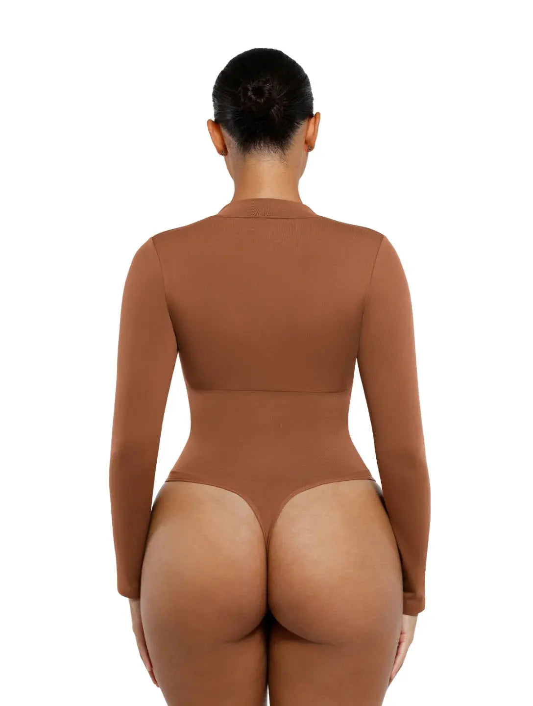 Body à fermeture éclair en V profond Ella&No
