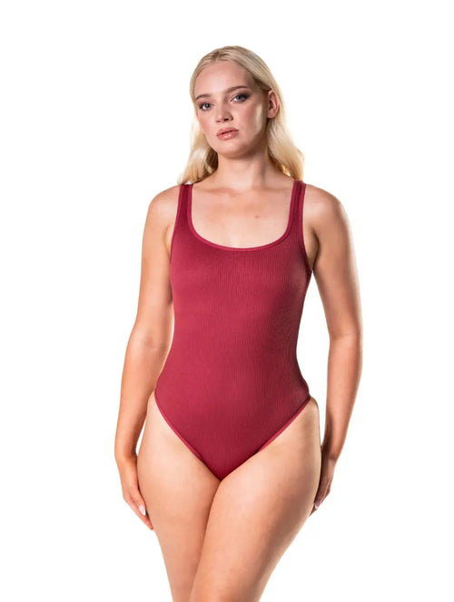 Body gainant côtelé Ella&No