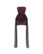 Cataleya – Robe Bustier Drapée Tulle & Voiles Longs Ella&No