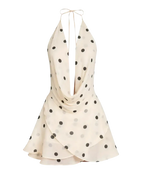 Dotty – Mini Robe Halter Dos Nu à Pois Ella&No
