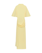 L'Éclat Solaire – Robe de Soirée Dos Nu & Drapé Cascade Ella&No