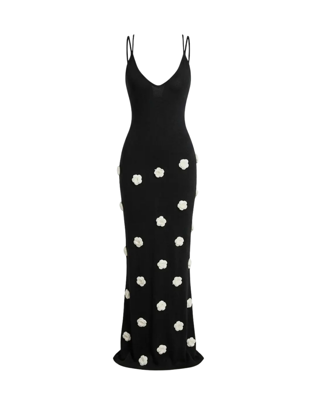 Fleur Sauvage – Robe crochet 3D florale dos nu Ella&No