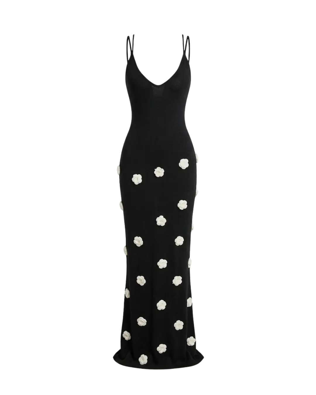 Fleur Sauvage – Robe crochet 3D florale dos nu Ella&No