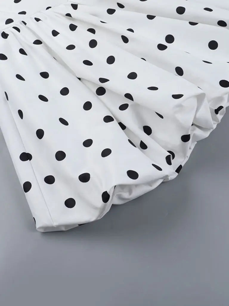 Robe Maricia Mini – Charme rétro & volume affirmé Ella&No
