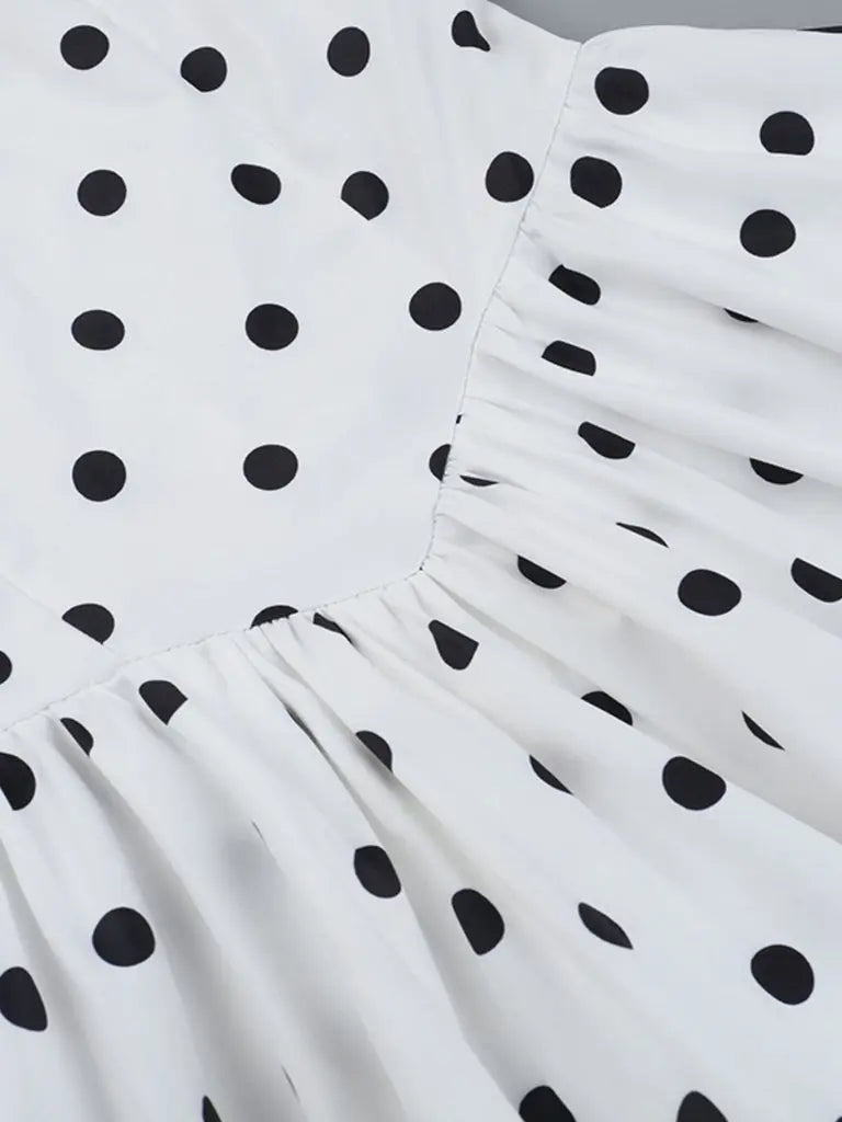Robe Maricia Mini – Charme rétro & volume affirmé Ella&No