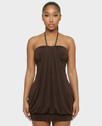 Mini robe bulle Nalima chocolat