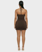 Mini robe bulle Nalima chocolat