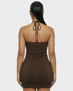 Mini robe bulle Nalima chocolat