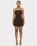 Mini robe bulle Nalima chocolat