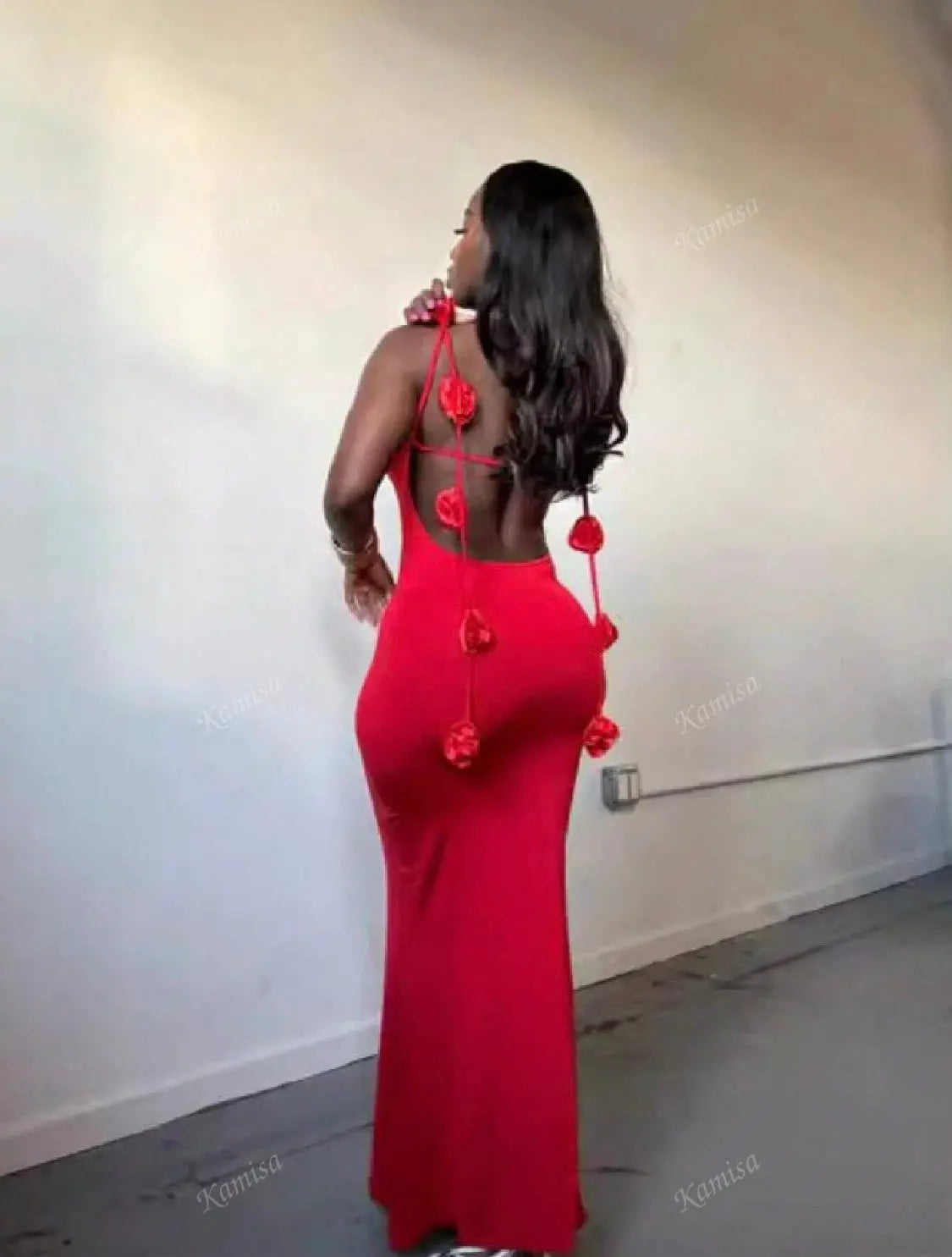 Robe Sirène Rouge - Ella&No  