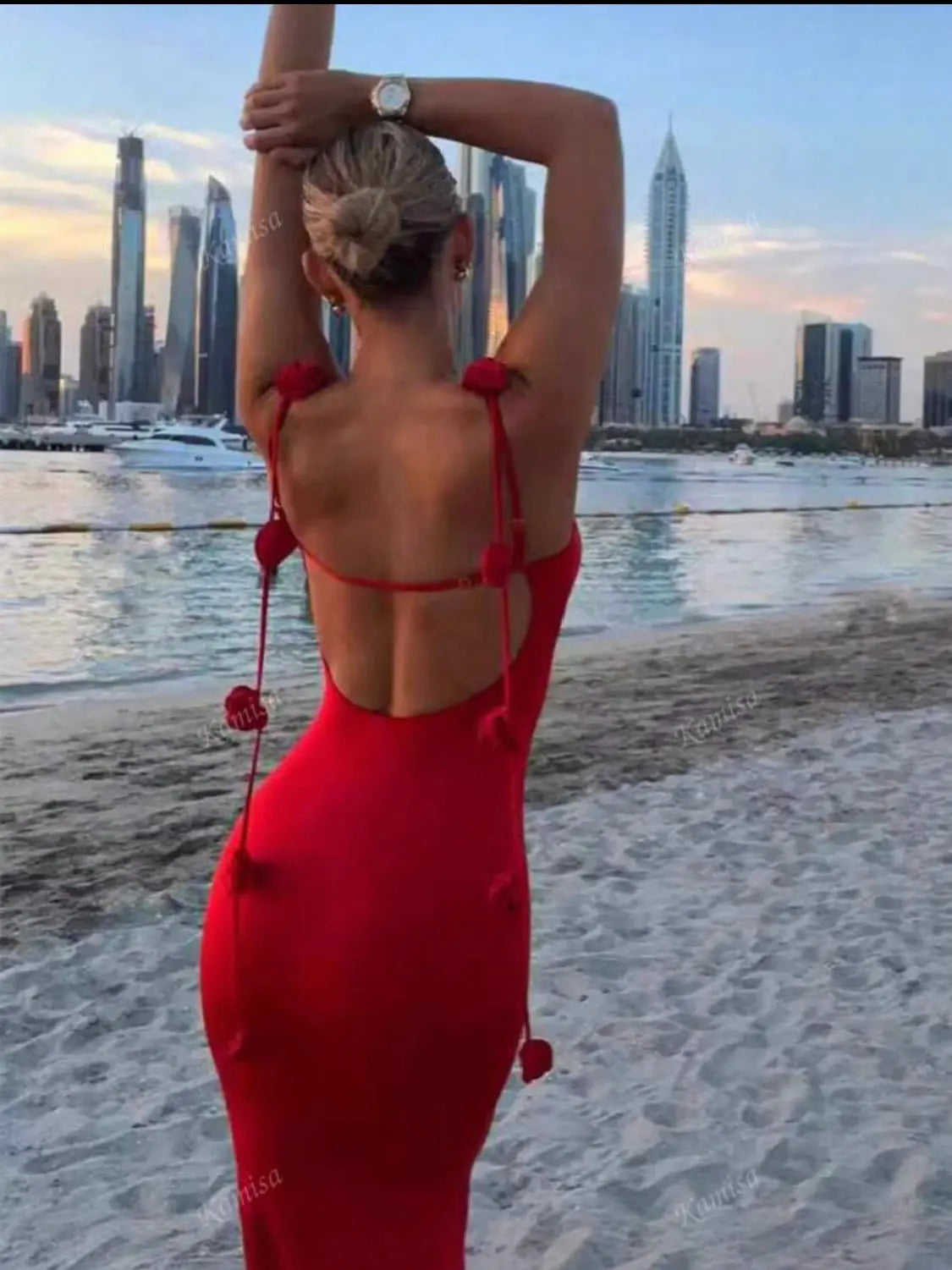 Robe Sirène Rouge - Ella&No  