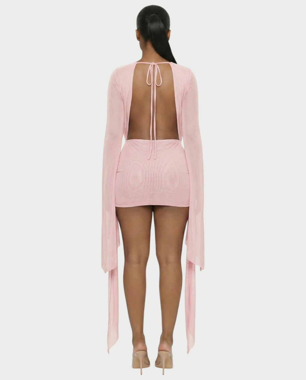 Camellia pink maxi dress