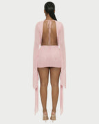 Camellia pink maxi dress