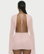Camellia pink maxi dress