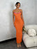 Robe midi - cache cœur en dentelle - Ella&No  