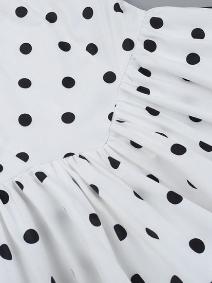 Robe Maricia Mini – Charme rétro & volume affirmé Ella&No