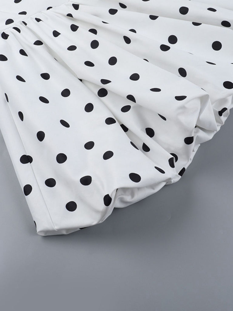 Robe Maricia Mini – Charme rétro & volume affirmé Ella&No