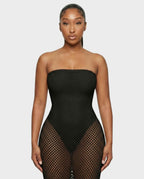 Robe longue bustier résille Shreya