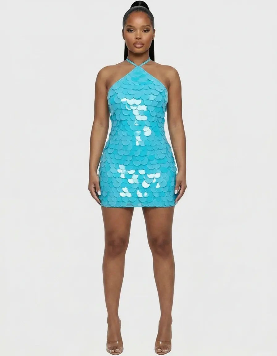 BLue sirène dress Ella&No