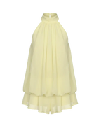 Soleia – Robe Fluide à Volants et Col Américain Ella&No