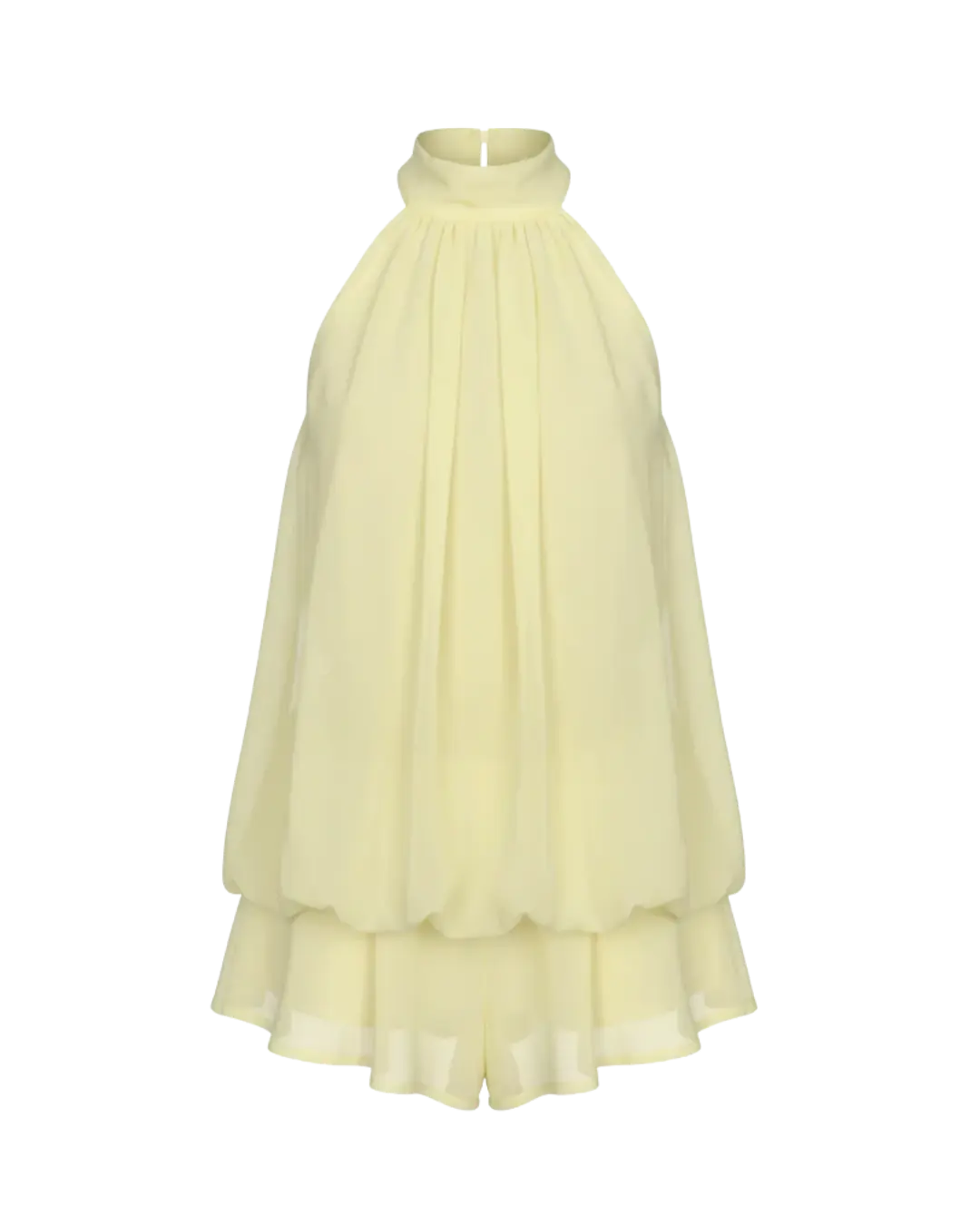 Soleia – Robe Fluide à Volants et Col Américain Ella&No