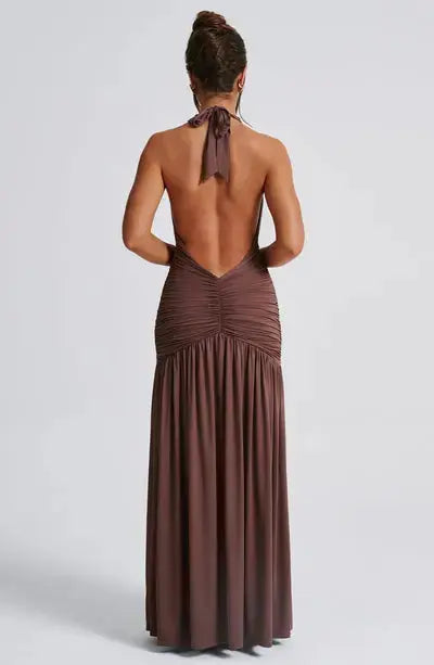 Victoria – Robe Longue Volante minimaliste élégante Ella&No