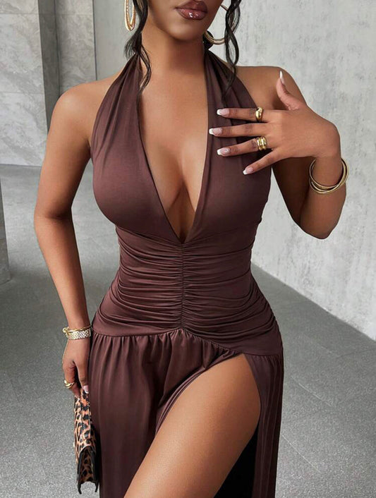 Victoria – Robe Longue Volante minimaliste élégante - Ella&No  