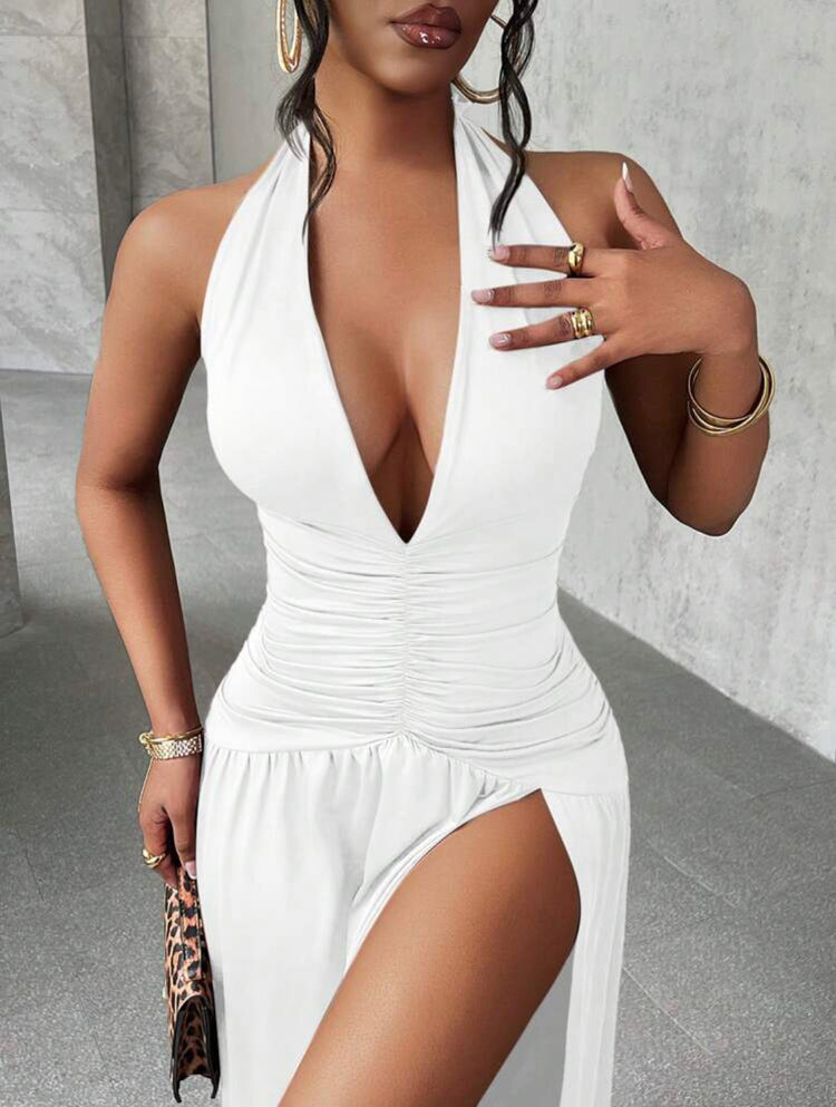 Victoria – Robe Longue Volante minimaliste élégante - Ella&No  