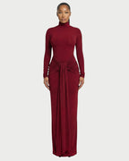 Robe longue col roulé Seraya