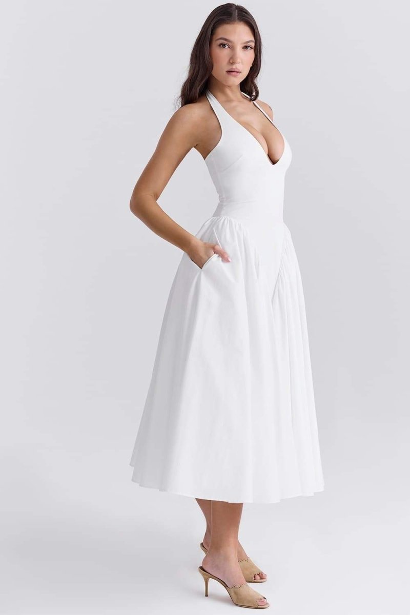 Robe mi-longue dos nu Alice Ella&No