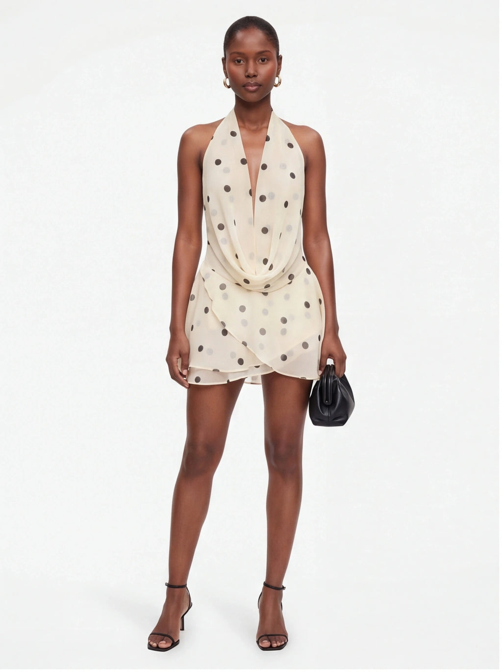 Dotty – Polka Dot Halter Mini Dress