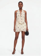 Dotty – Polka Dot Halter Mini Dress