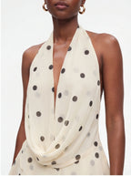 Dotty – Polka Dot Halter Mini Dress