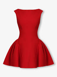 La Coquette – Robe Mini Sculpturale à Basques Volumineuses