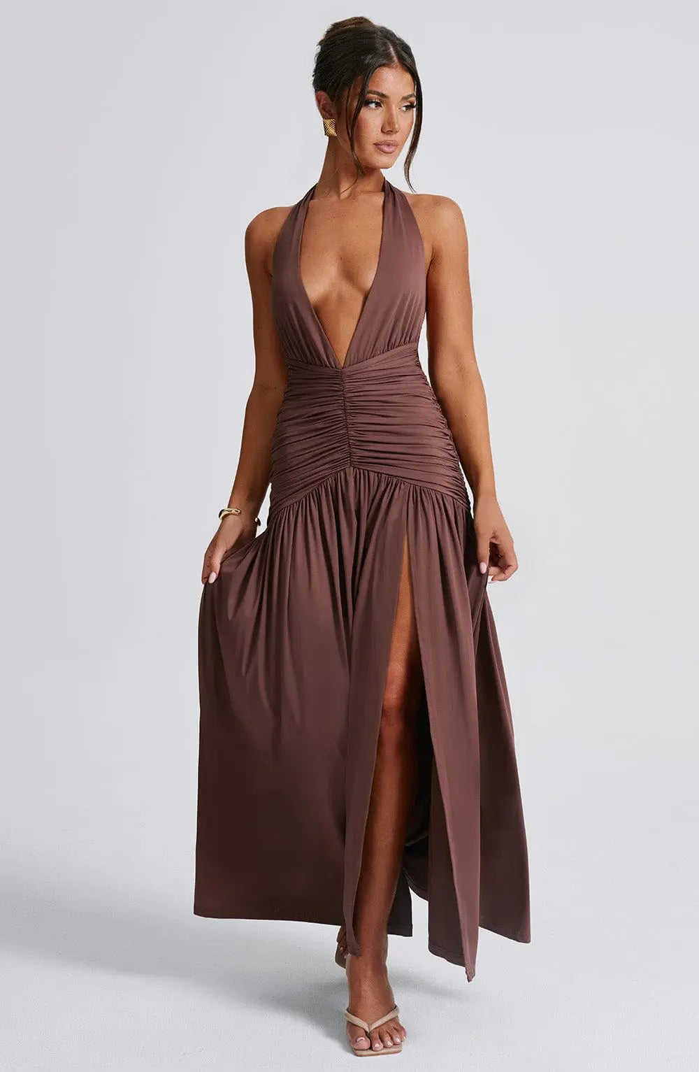 Victoria – Robe Longue Volante minimaliste élégante Ella&No