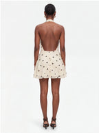 Dotty – Polka Dot Halter Mini Dress