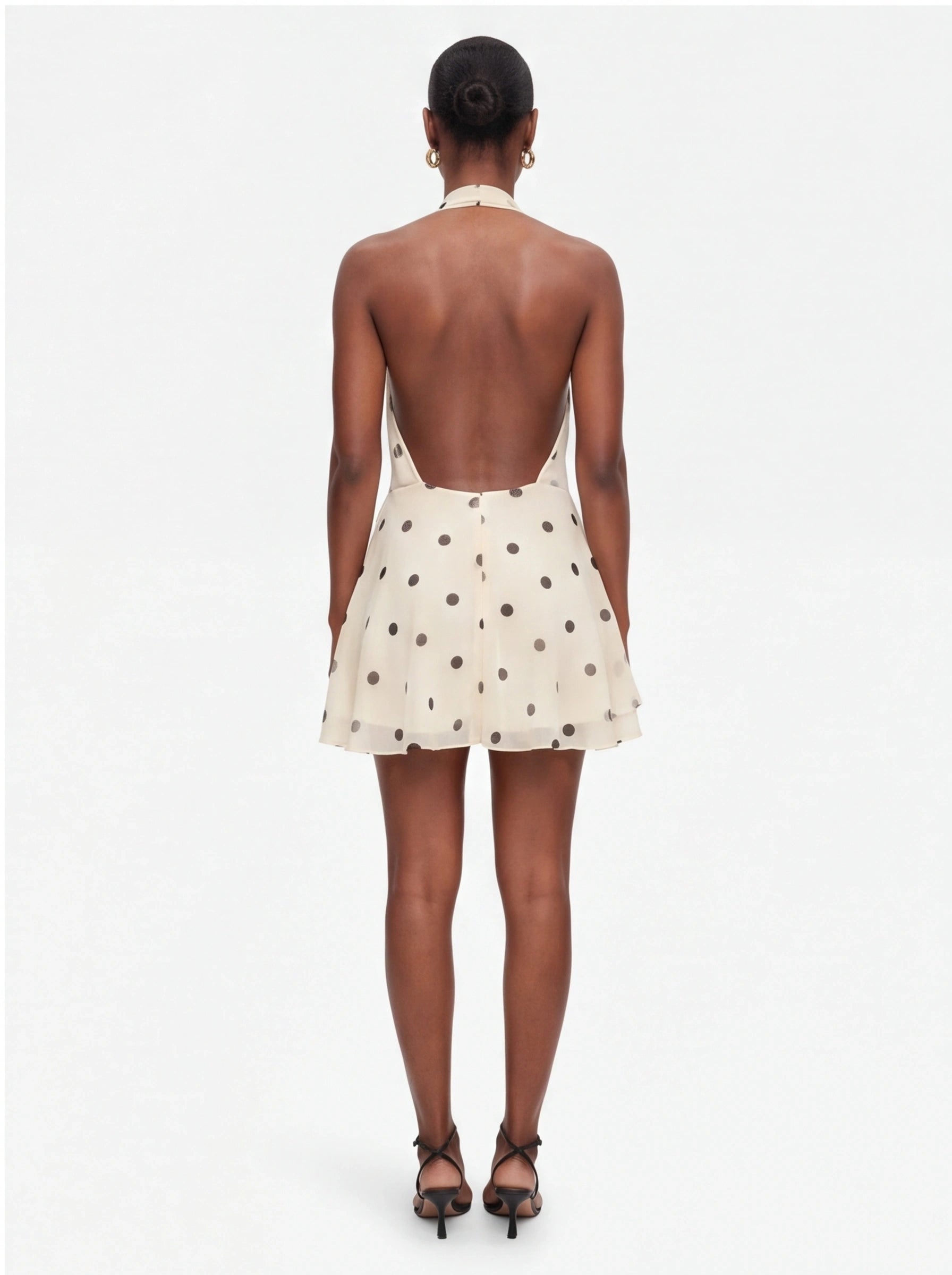 Dotty – Polka Dot Halter Mini Dress